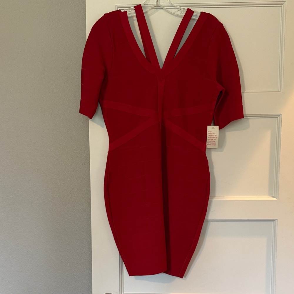 VENUS Bold Red Mini Dress